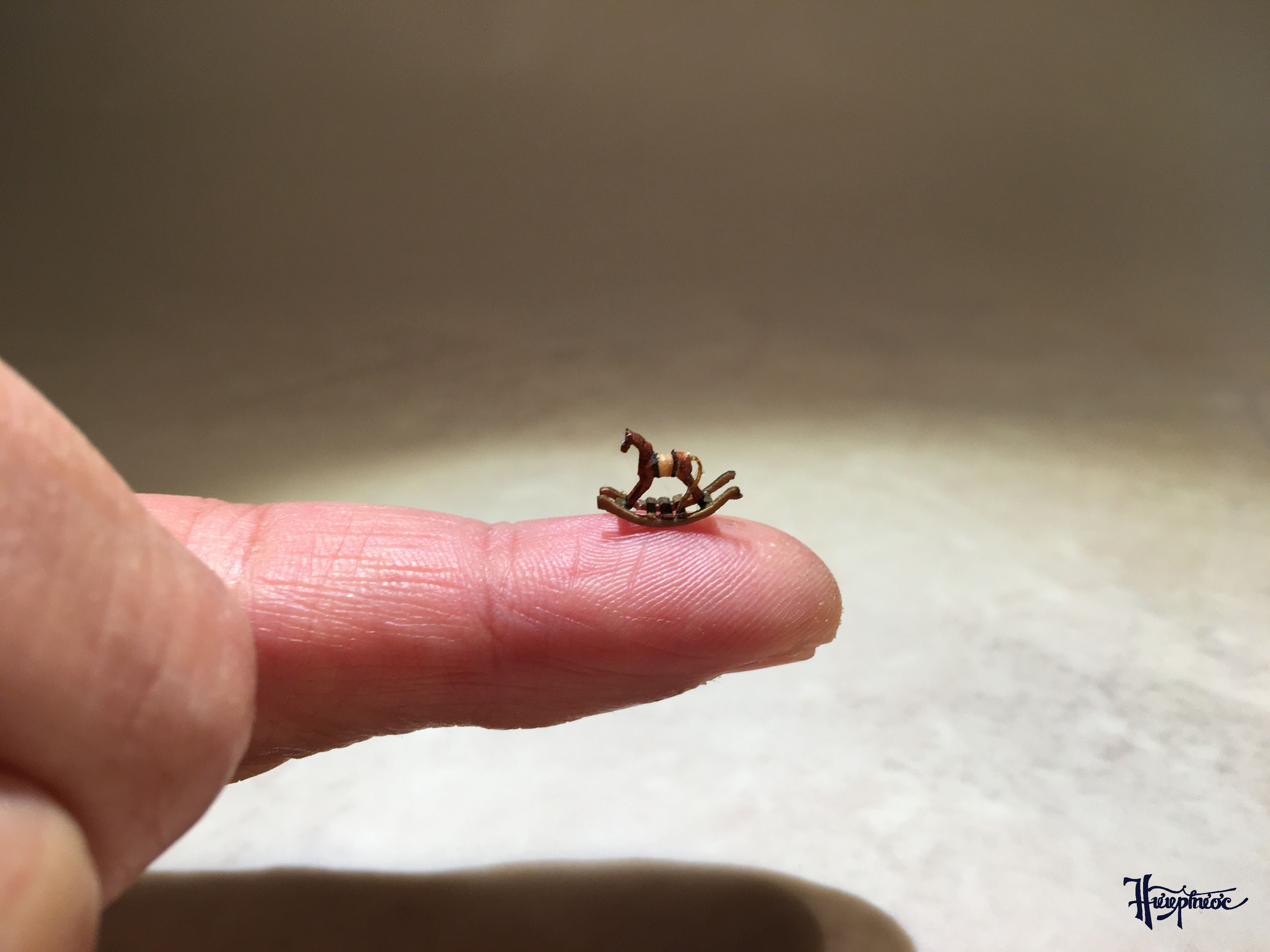 Miniature rocking horse